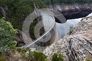 Gordon Dam in Tasmania, Australia