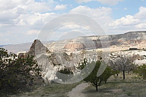 Goreme Open Air Museum in Goreme View, Cappadocia - Nevsehir, Turkey. photo