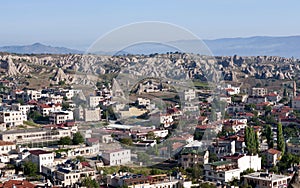 Goreme village in Cappadocia, Central Anatolia, Turkey