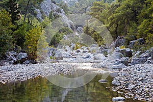 Gorge Goynuk Canyon Park at Turkey Antalya