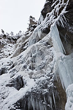 Gorge icicles