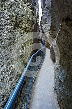 Gorge of La Yecla, Burgos, Spain photo