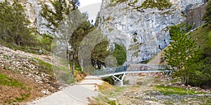 Gorge of La Yecla, Burgos, Spain photo