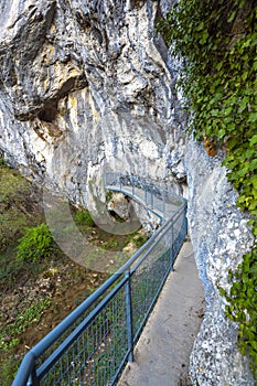 Gorge of La Yecla, Burgos, Spain photo