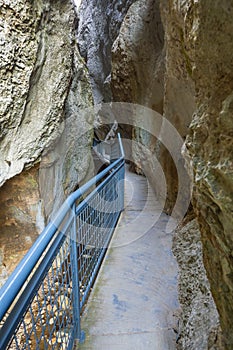 Gorge of La Yecla, Burgos, Spain photo