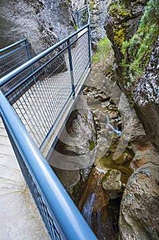 Gorge of La Yecla, Burgos, Spain photo