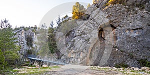 Gorge of La Yecla, Burgos, Spain photo