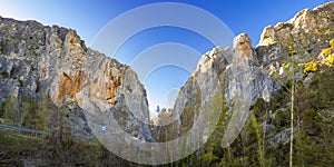 Gorge of La Yecla, Burgos, Spain photo