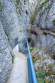 Gorge of La Yecla, Burgos, Spain photo