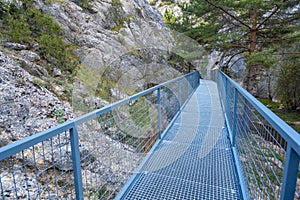 Gorge of La Yecla, Burgos, Spain photo