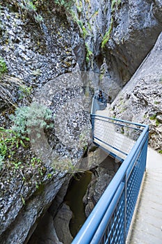 Gorge of La Yecla, Burgos, Spain photo