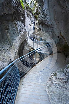 Gorge of La Yecla, Burgos, Spain photo