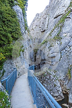 Gorge of La Yecla, Burgos, Spain photo