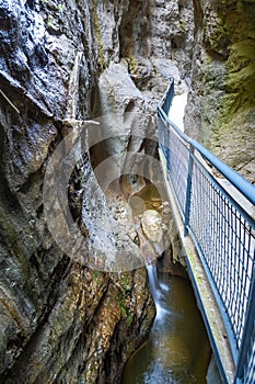 Gorge of La Yecla, Burgos, Spain photo