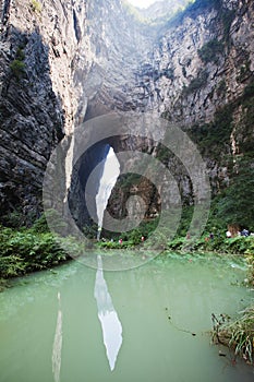 gorge in wulong, chongqing, china