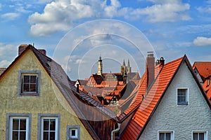 Gorgeous Aerial View at Rothenburg ob der Tauber