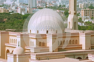 Gorgeous Al Fateh Grand Mosque in Manama, the Capital City of Bahrain