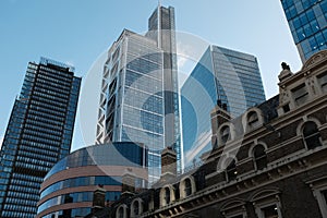 Gorgeous architecture outside of Liverpool Street station,Uk