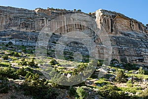 Gorgeous canyon in Sinks Canyon State Park near Lander, Wyoming