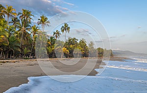 Gorgeous Caribbean beach. Costeno beach on the Caribbean coast of Colombia