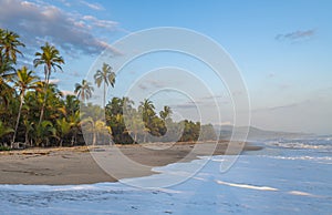 Gorgeous Caribbean beach. Costeno beach on the Caribbean coast of Colombia