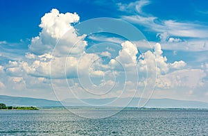 Gorgeous cloudscape over the Zemplinska Sirava