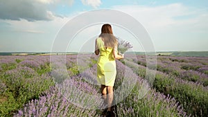 Gorgeous Girl in Lavender field