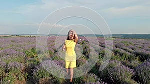 Gorgeous Girl in Lavender field