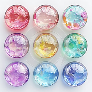 These gorgeous glass paperweights come in variety of colours, These gorgeous glass paperweights are great way to add photo