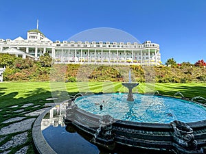 Gorgeous Grand Hotel on Mackinac Island in Michigan