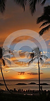 Gorgeous Hawaiian Sunset at Koolina Resort photo