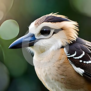 Beautiful kookaburra perched on a tree branch - ai generated image