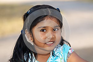 Gorgeous little Indian girl photo