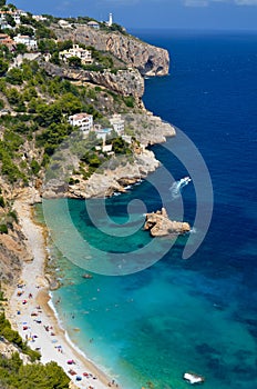 Gorgeous mediterranean coast in summer