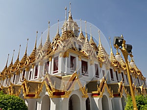 Gorgeous multi-tiered Loha Prasat soars into blue sky