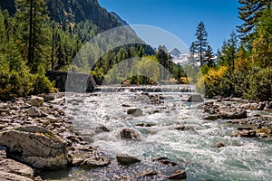 The gorgeous nature of the Roseg Valley Engadin, GraubÃÂ¼nden, Switzerland