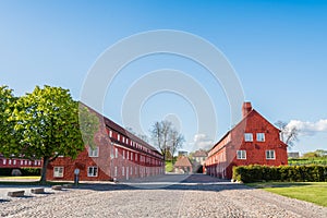 Gorgeous Red Kastellet in Copenhagen