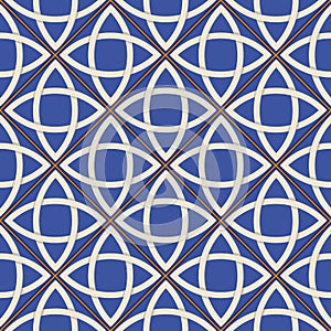 Gorgeous seamless pattern . Moroccan, Portuguese tiles, Azulejo, ornaments.