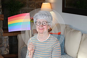 Gorgeous senior LGBTQI community member