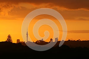 Gorgeous Sunset over Auckland