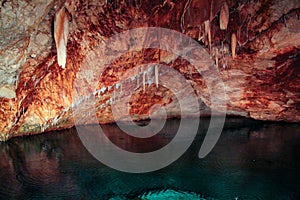 Gorgeous view of Crystal Caves of Bermuda.  Beautiful backgrounds