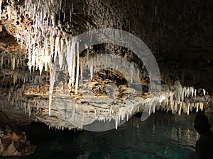 Gorgeous view of Crystal Caves of Bermuda.