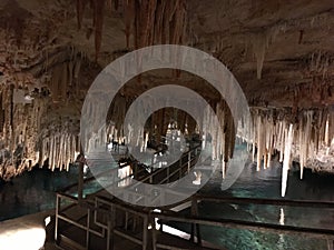 Gorgeous view of Crystal Caves of Bermuda.