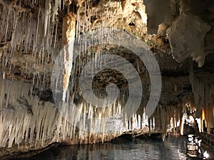 Gorgeous view of Crystal Caves of Bermuda.