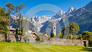 The gorgeous village of Soglio Val Bragaglia, Grisons, Switzerland