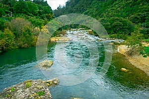 Gorgeous waikato river Arapuni located in New Zealand