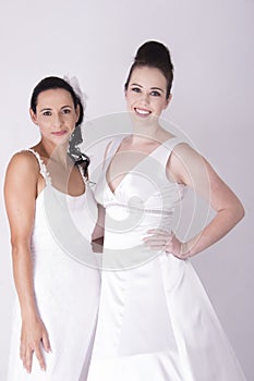 Gorgeous Young Brides Excited wear Wedding Gowns
