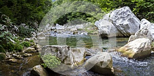 Gorges of calore in cilento photo