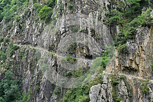 The Gorges de CaranÃ§a. French Pyrenees. Languedoc-Roussillon. France.