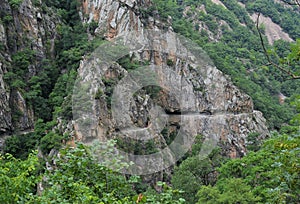 The Gorges de CaranÃ§a. French Pyrenees. Languedoc-Roussillon. France.